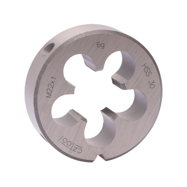 Плашка Bucovice Tools М22х1,0 HSS DIN EN 22568 6g 55х16мм 240223 Плашка Bucovice Tools М22х1,0 HSS DIN EN 22568 6g 55х16мм 240223