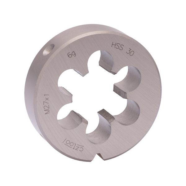 Плашка Bucovice Tools М27х1,0 HSS DIN EN 22568 6g 65х18мм 240273 Плашка Bucovice Tools М27х1,0 HSS DIN EN 22568 6g 65х18мм 240273