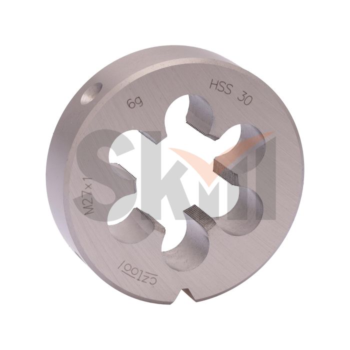 Плашка М27х1,0 DINEN22568 HSS 6g 65х18мм Bucovice(CzTool) 240273