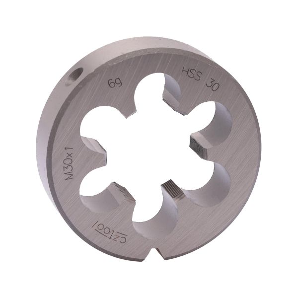 Плашка Bucovice Tools М30х1,0 HSS DIN EN 22568 6g 65х18мм 240303 Плашка Bucovice Tools М30х1,0 HSS DIN EN 22568 6g 65х18мм 240303