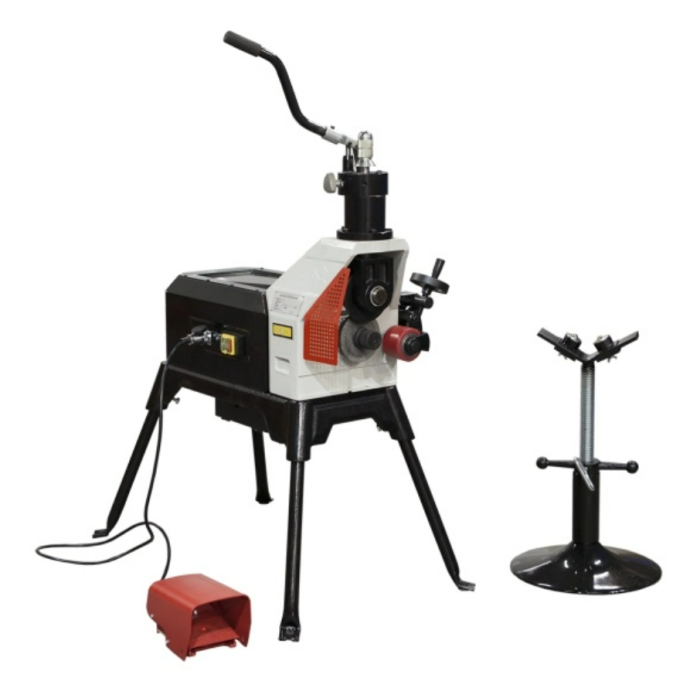 Желобонакатный станок STALEX G12D для труб Ø33,5-325мм (фак.наруж.Ø), 1"-12" (усл.проход.Ø), 1100Вт.