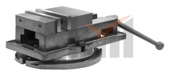 Тиски станочные Stalex QM16125 с поворотным основанием, ширина губок 125 мм