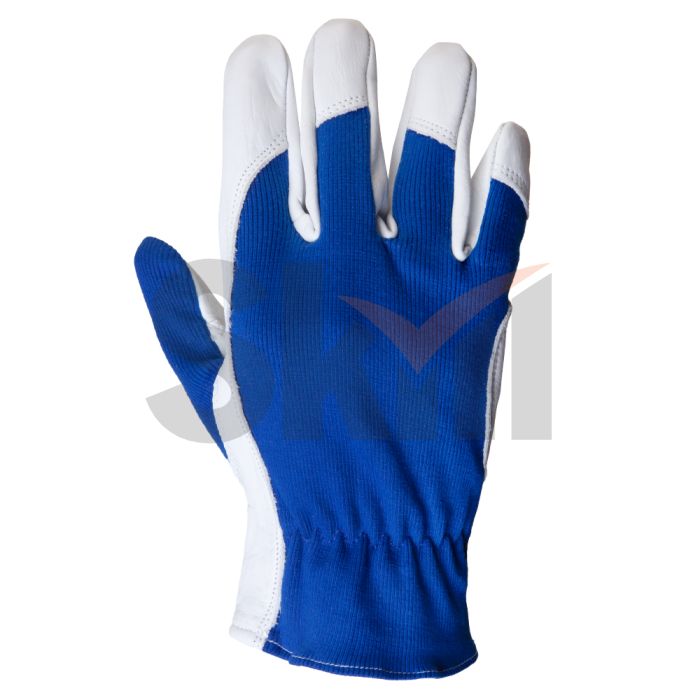 Рабочие перчатки из кожи и хлопка