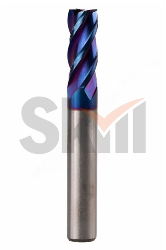 Фреза концевая ц/х тв.сп. ф12  L=75  Z4  nACo-blue для закал.ст. 65HRC