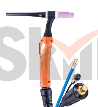 FoxWeld Горелка UnoTIG-26-Flex 4м (разъем 35мм2, с кнопкой, пр-во FoxWeld/КНР)