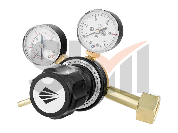 Регулятор расхода газа универсальный Сварог У-30/АР-40-5 (7872632000), манометр с поверкой