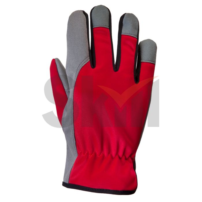 Утепленные рабочие перчатки из трикотажа и PU кожи