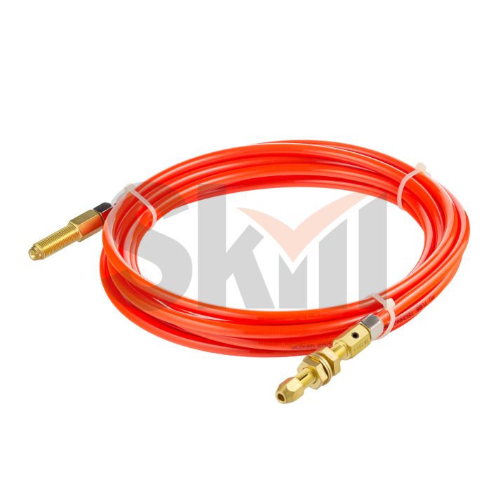 Канал направляющий СТАЛЬ 5м Красный LASER (0,8-1,6 мм) LSR0028