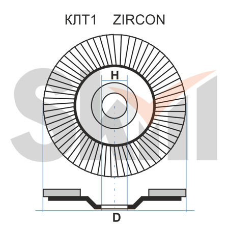 КЛТ 1 115 22.23 Ткань ZK 40 80