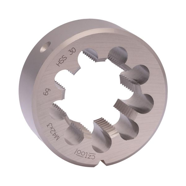 Плашка Bucovice Tools М42х3,0 HSS DIN EN 22568 6g 75х30мм 240421 Плашка Bucovice Tools М42х3,0 HSS DIN EN 22568 6g 75х30мм 240421