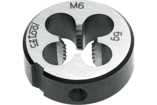 Плашка Bucovice Tools М6х1,0 115CrV3 DIN EN 22568 6g 20х7мм 210060BT Плашка Bucovice Tools М6х1,0 115CrV3 DIN EN 22568 6g 20х7мм 210060BT