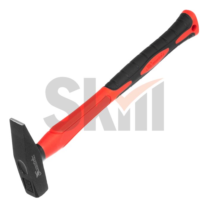 Молоток слесарный optimal, 200 г, фибергласовая обрезиненная рукоятка, квадратный боек Matrix