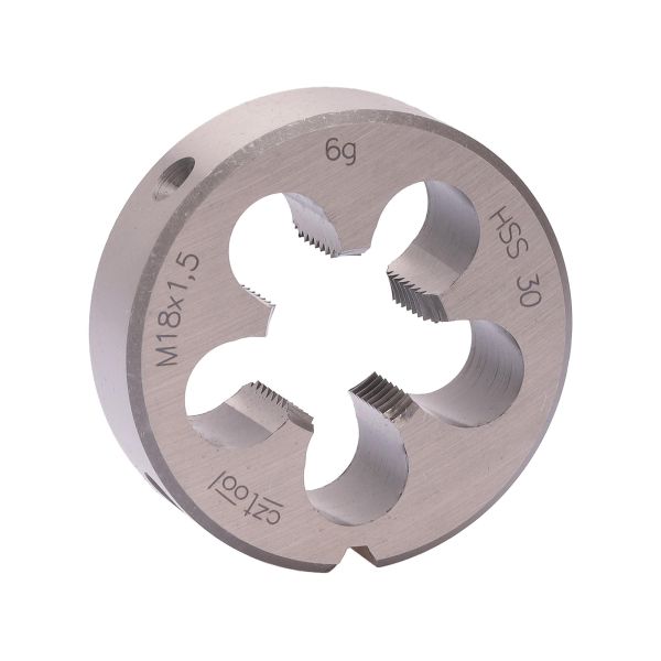 Плашка Bucovice Tools М18х1,5 HSS DIN EN 22568 6g 45х14мм 240182 Плашка Bucovice Tools М18х1,5 HSS DIN EN 22568 6g 45х14мм 240182