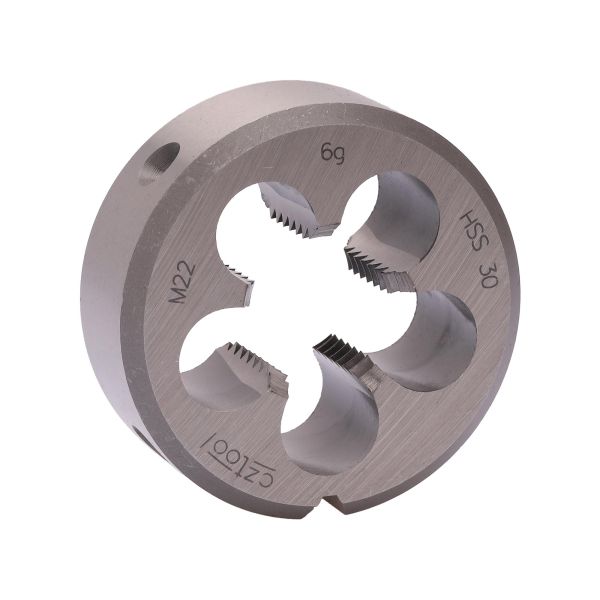 Плашка Bucovice Tools М22х2,5 HSS DIN EN 22568 6g 55х22мм 240220 Плашка Bucovice Tools М22х2,5 HSS DIN EN 22568 6g 55х22мм 240220