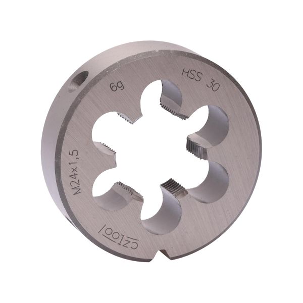 Плашка Bucovice Tools М24х1,5 HSS DIN EN 22568 6g 55х16мм 240242 Плашка Bucovice Tools М24х1,5 HSS DIN EN 22568 6g 55х16мм 240242