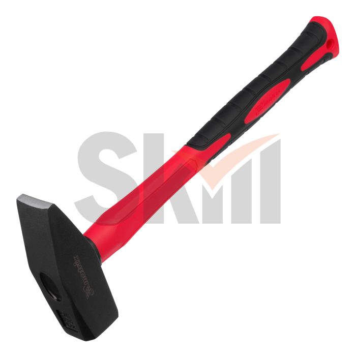 Молоток слесарный optimal, 1500 г, фибергласовая обрезиненная рукоятка, квадратный боек Matrix