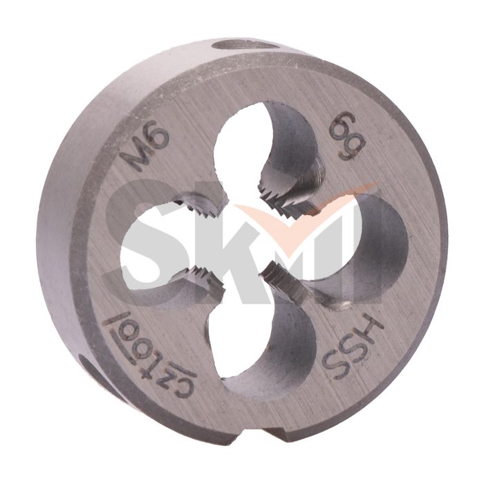 Плашка М 6,0х1,0 DINEN22568 HSS 6g 20х7мм (Стружколом) Bucovice(CzTool) 270060