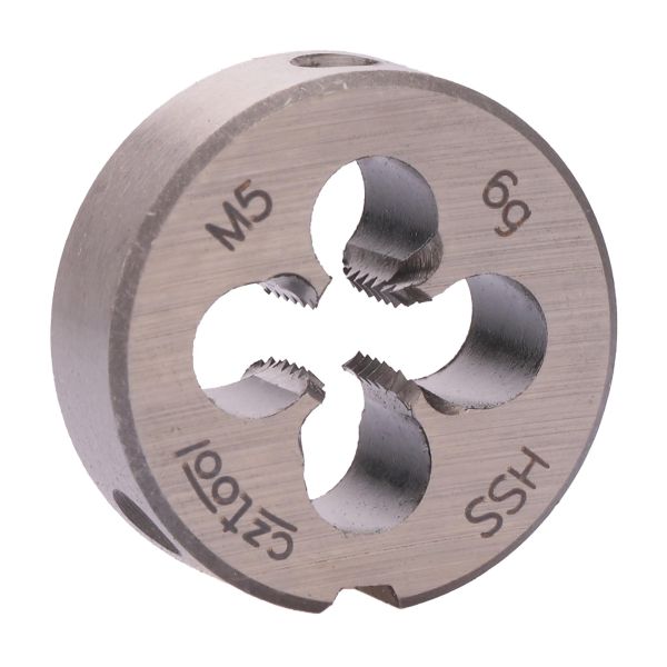 Плашка с стружколомом Bucovice Tools М5х0,8 HSS DIN EN 22568 6g 20х7мм 270050 Плашка с стружколомом Bucovice Tools М5х0,8 HSS DIN EN 22568 6g 20х7мм 270050
