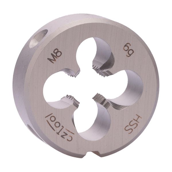 Плашка с стружколомом Bucovice Tools М8х1,25 HSS DIN EN 22568 6g 25х9мм 270080 Плашка с стружколомом Bucovice Tools М8х1,25 HSS DIN EN 22568 6g 25х9мм 270080