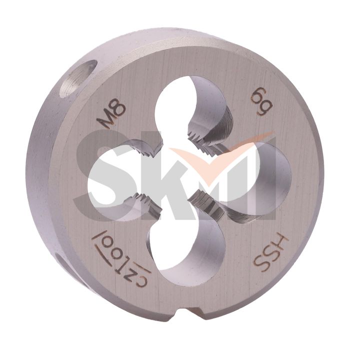 Плашка М 8,0х1,25 DINEN22568 HSS 6g 25х9мм (Стружколом) Bucovice(CzTool) 270080