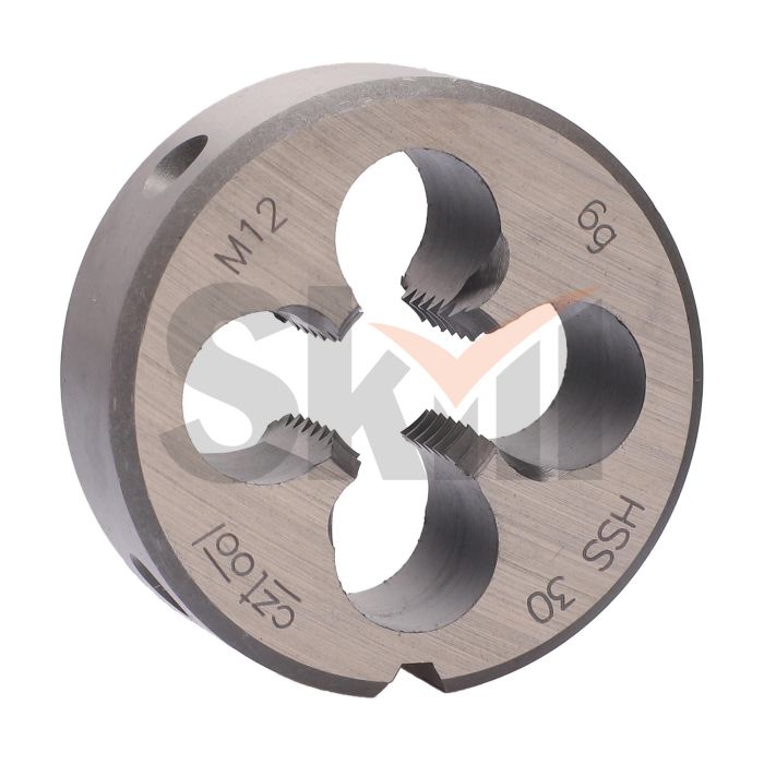 Плашка М12х1,75 DINEN22568 HSS 6g 38х14мм (Стружколом) Bucovice(CzTool) 270120