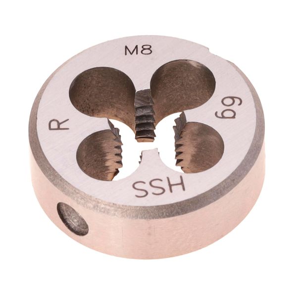 Плашка Terrax by Ruko М8х1,25 HSS DIN EN 22568 6g 25х9мм 237080TX Плашка Terrax by Ruko М8х1,25 HSS DIN EN 22568 6g 25х9мм 237080TX