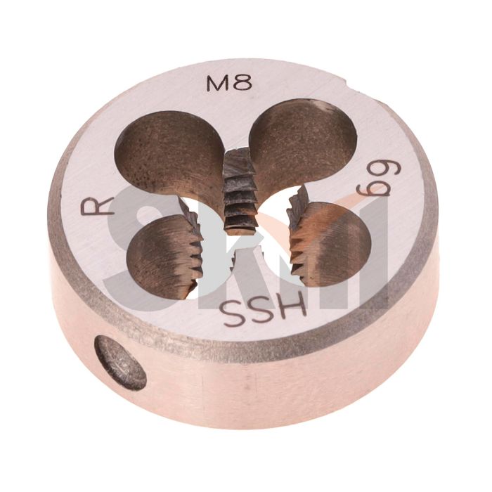 Плашка Terrax by Ruko М8х1,25 HSS DIN EN 22568 6g 25х9мм 237080TX