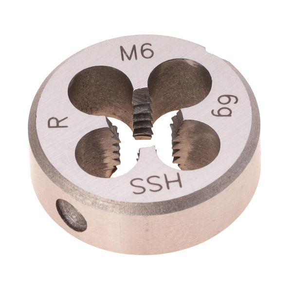 Плашка Terrax by Ruko М6х1,0 HSS DIN EN 22568 6g 20х7мм 237060TX Плашка Terrax by Ruko М6х1,0 HSS DIN EN 22568 6g 20х7мм 237060TX