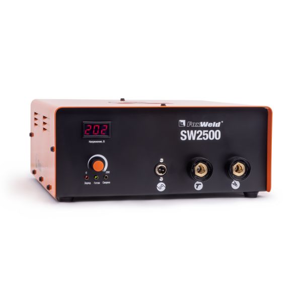 FoxWeld Аппарат конденсаторной приварки шпилек SW2500 (приварка шпилек M3-M8, в комплекте, пр-во Fox