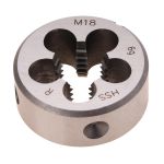 Плашка Terrax by Ruko М18х2,5 HSS DIN EN 22568 6g 45х18мм 237180TX Плашка Terrax by Ruko М18х2,5 HSS DIN EN 22568 6g 45х18мм 237180TX