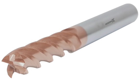 Концевая фреза с плоским торцом 4 зуба, HRC 55, TiSiN, удлиненная 16х60х16х150 Концевая фреза с плоским торцом 4 зуба, HRC 55, TiSiN, удлиненная 16х60х16х150