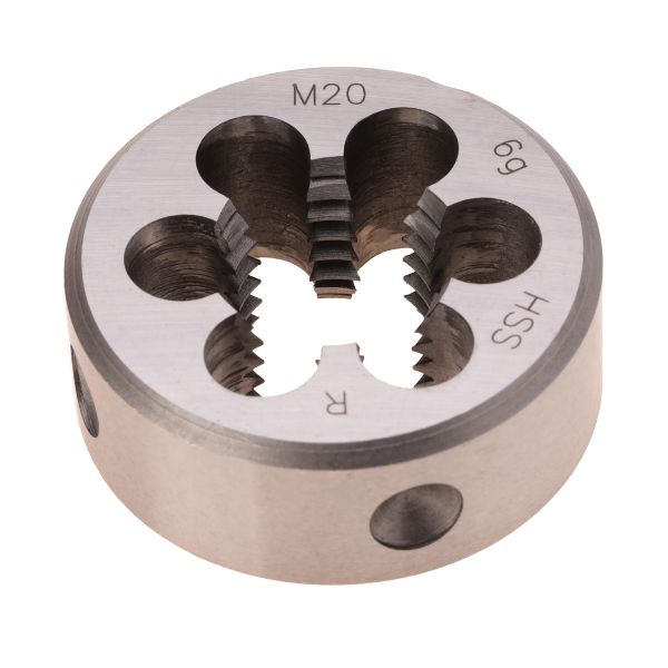 Плашка Terrax by Ruko М20х2,5 HSS DIN EN 22568 6g 45х18мм 237200TX Плашка Terrax by Ruko М20х2,5 HSS DIN EN 22568 6g 45х18мм 237200TX