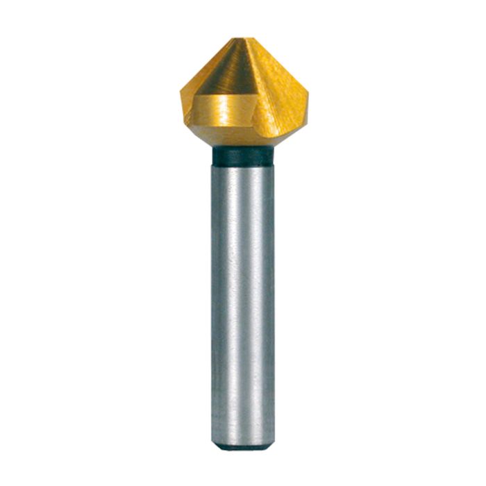 Зенковка по металлу Ruko 90° 9,4мм HSS-G TiN 3z DIN335C L50мм d6мм 102112T