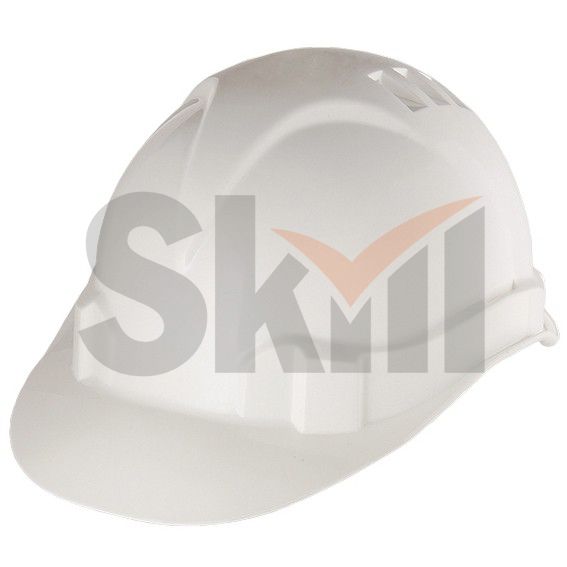 Каска защитная из ударопрочной пластмассы, модель Европа (К-01), белая Россия// Сибртех