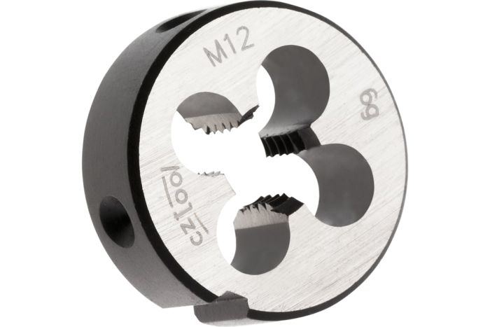 Плашка Bucovice Tools М12х1,75 115CrV3 DIN EN 22568 6g 38х14мм 210120BT
