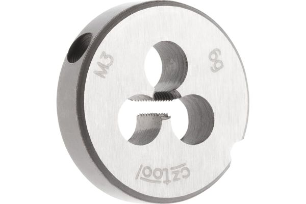 Плашка Bucovice Tools М3х0,5 115CrV3 DIN EN 22568 6g 20х5мм 210030 Плашка Bucovice Tools М3х0,5 115CrV3 DIN EN 22568 6g 20х5мм 210030