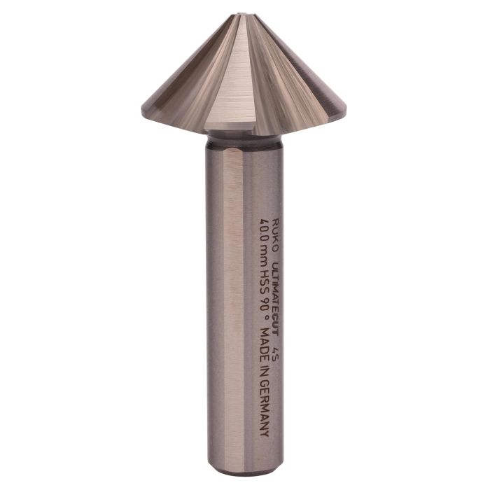 Зенковка по металлу Ruko UltimateCut 4S 90° 40,0мм HSS-G 4z DIN335C L80мм d12мм 102894
