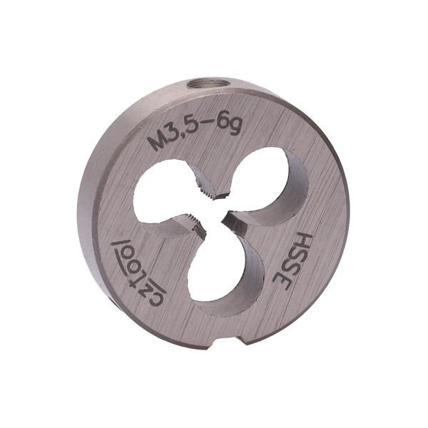 Плашка Bucovice Tools М3,5х0,6 HSSE DIN EN 22568 6g 20х5мм 290035 Плашка Bucovice Tools М3,5х0,6 HSSE DIN EN 22568 6g 20х5мм 290035