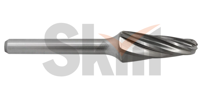 Борфреза сфероконическая L 20х32 M08 насечка по алюминию