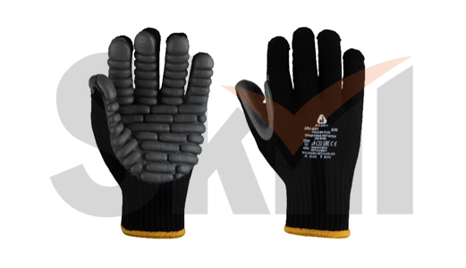 Vulcan Flex Защитные трикотажные перчатки Jeta Safety с антивибрационной прокладкой - M