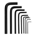 Набор ключей имбусовых HEX, 1,5–10 мм, CrV, 9 шт., удлиненные, сатин., с шаром// Matrix